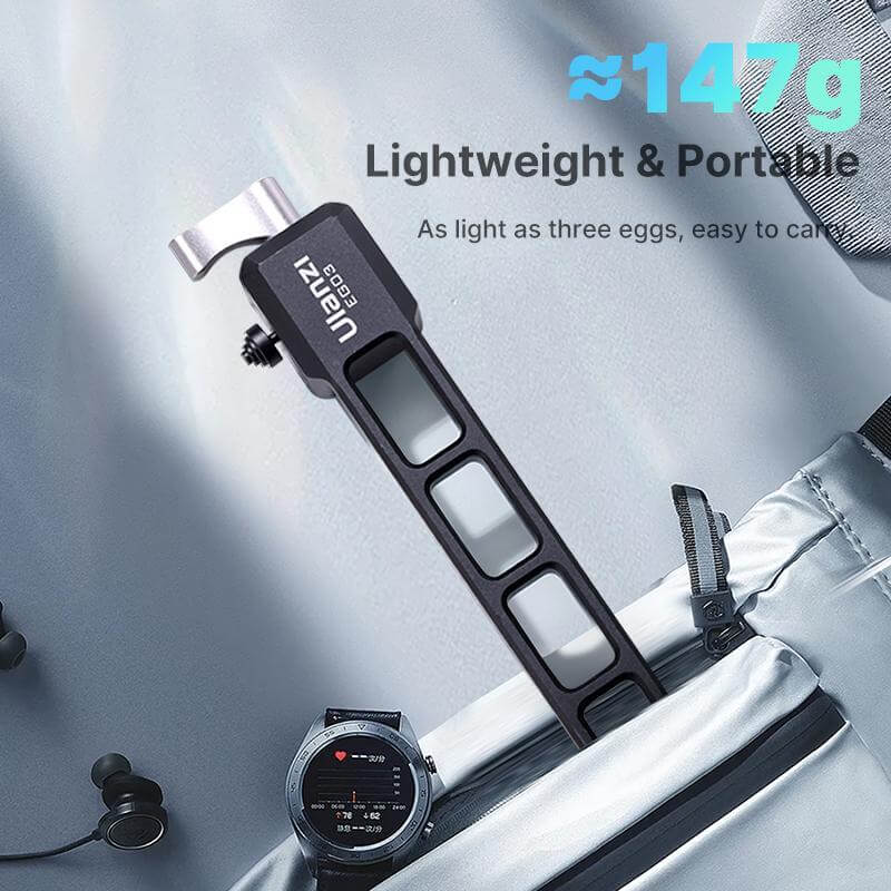 ด้ามจับไม้กันสั่น ULANZI EG03 ระบบ NATO MOUNT ขนาดพกพา สีดำ