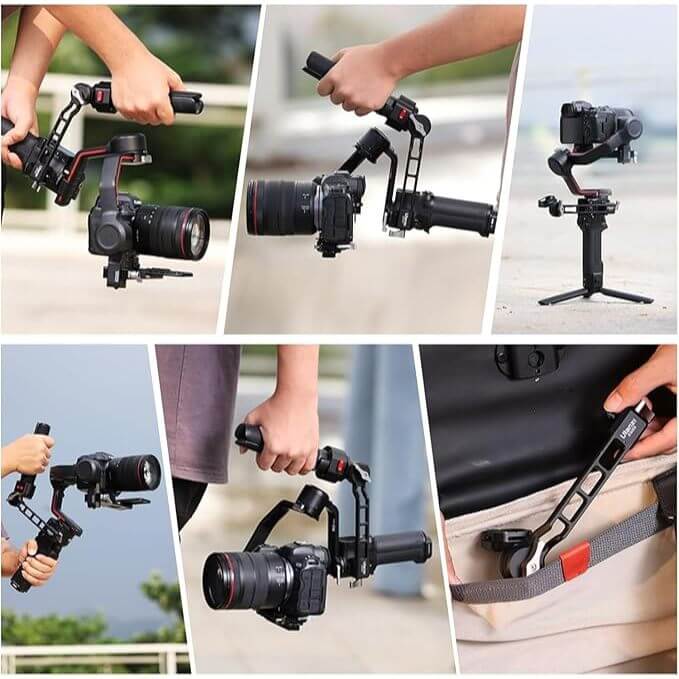 ด้ามจับไม้กันสั่น ULANZI EG03 ระบบ NATO MOUNT ขนาดพกพา สีดำ