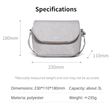 กระเป๋ากล้อง ULANZI F01 ขนาดความจุ 4 ลิตร สีครีม_7