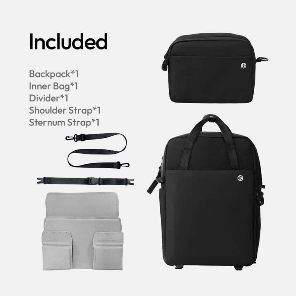 กระเป๋าเป้กล้อง ULANZI F08 ขนาดความจุ 20 ลิตร สีดำ_9