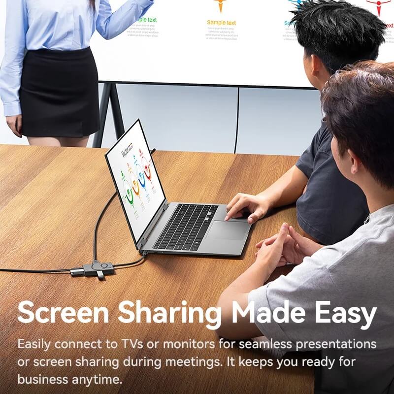 ฮับมือถือ ULANZI H1 แบบ 4-IN-1 USB-C ขนาดพกพา สีดำ_5