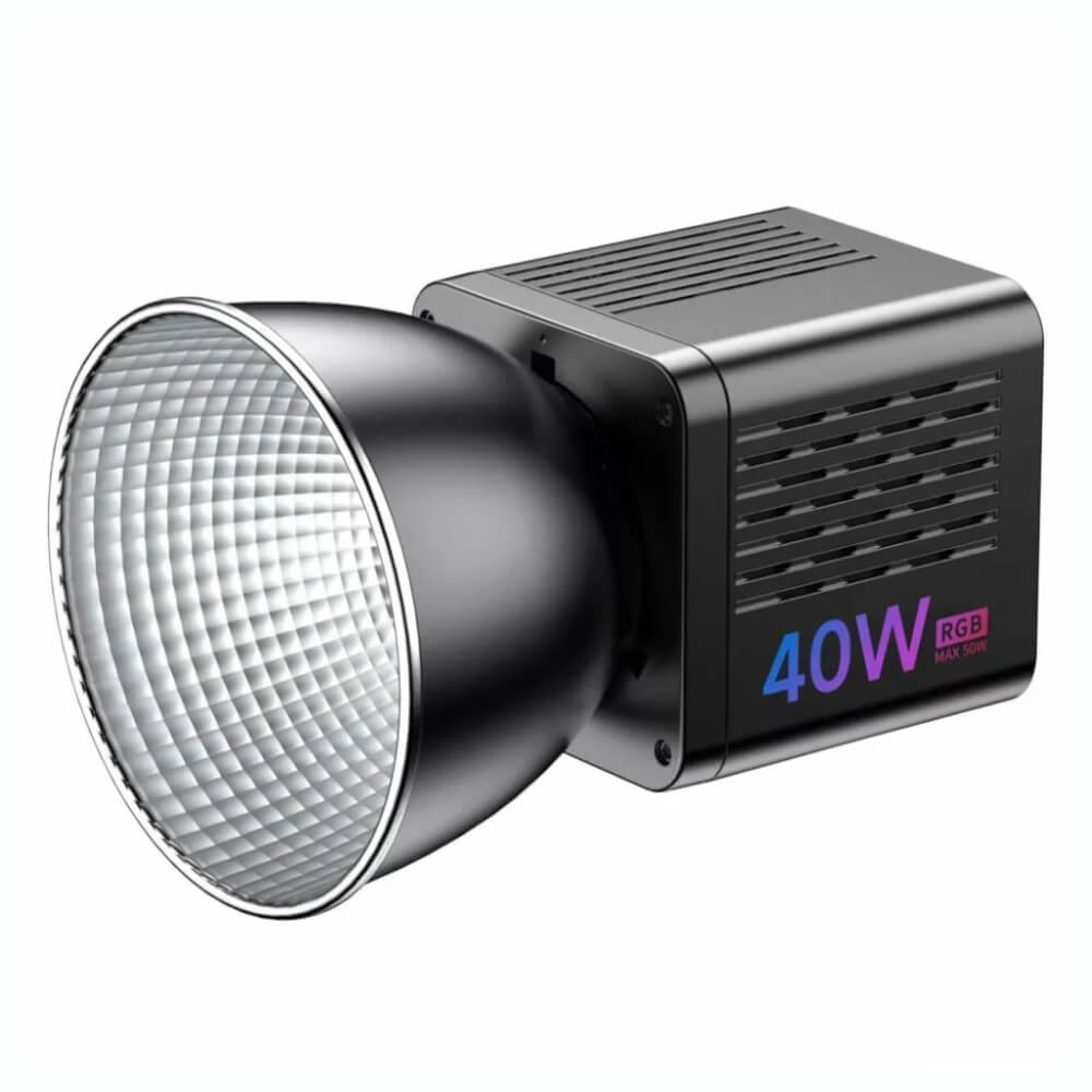 ไฟต่อเนื่อง ULANZI L024 RGB กำลังไฟ 40W ขนาดพกพา สีดำ_0
