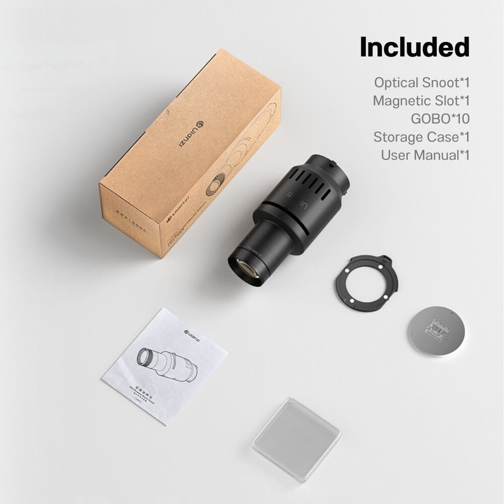 สนูท ULANZI LAS007 ระบบ MINI BOWENS MOUNT ขนาดพกพา สีดำ