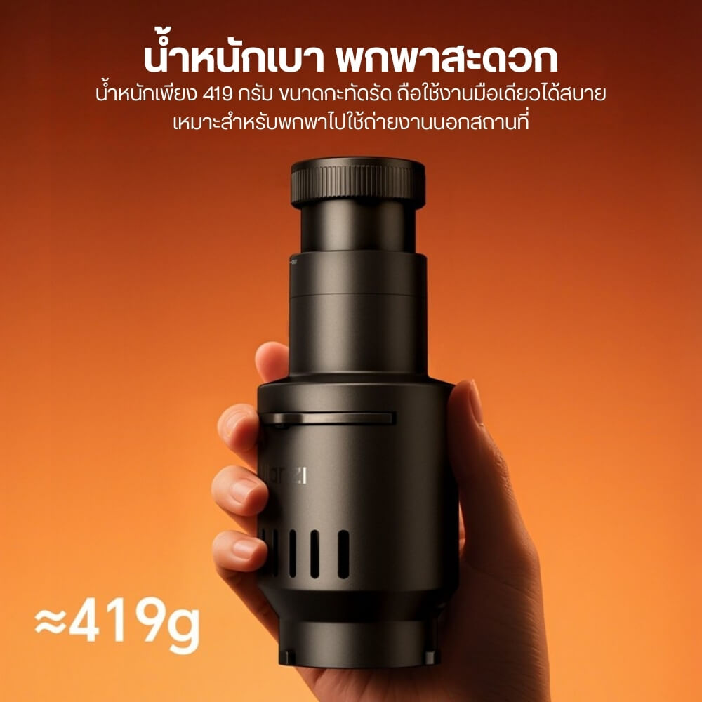 สนูท ULANZI LAS007 ระบบ MINI BOWENS MOUNT ขนาดพกพา สีดำ