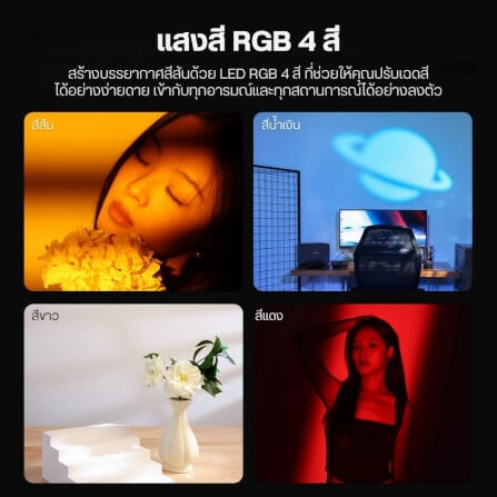 ไฟ LED ULANZI LM01 สีดำ ไฟฉายถ่ายภาพขนาดพกพา_5