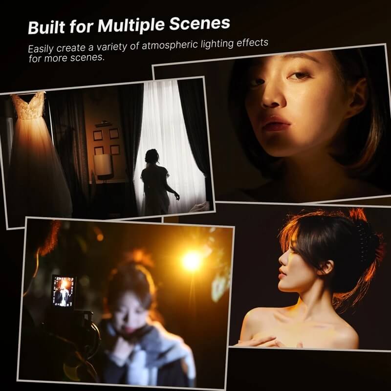 ไฟ LED วิดีโอ ไฟฉายถ่ายภาพ ULANZI LM07 ขนาดพกพา สีดำ_1