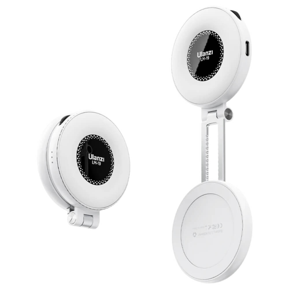 ไฟ LED อเนกประสงค์  ULANZI LM19 ขนาดพกพา สีขาว ไฟเซลฟี่สำหรับมือถือ MAGSEFE_0
