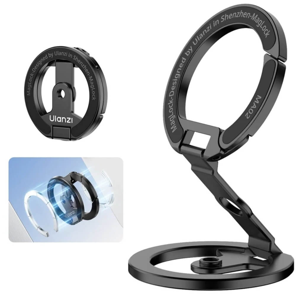 ขาตั้งมือถือ ULANZI MA02 ระบบ MAGLOCK ขนาดพกพา สีดำ_10