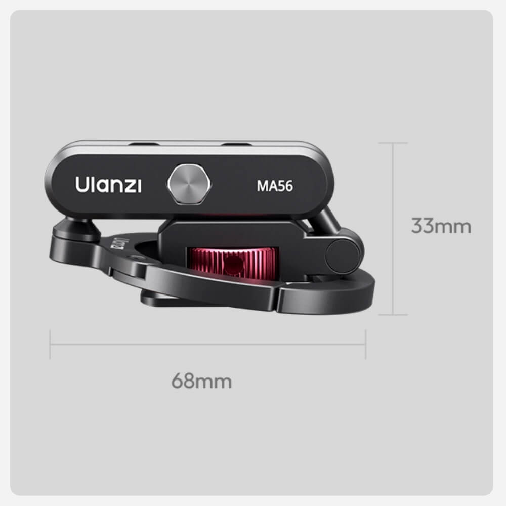 หัวจับมือถือ ULANZI MA56 แบบ MAGSAFE ขนาดพกพา สีดำ