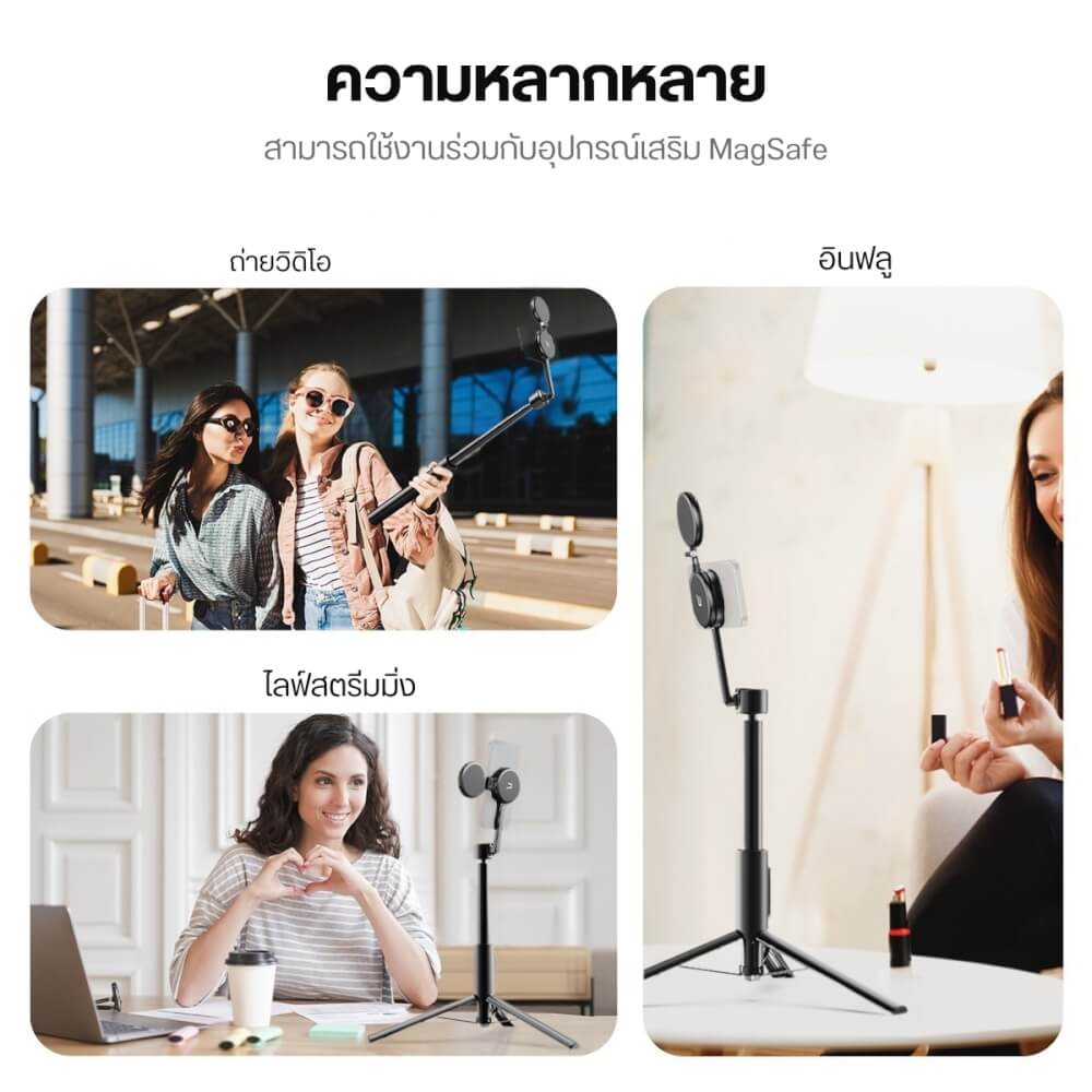 ขาตั้งมือถือ ULANZI MG002 ขนาดพกพา สีดำ