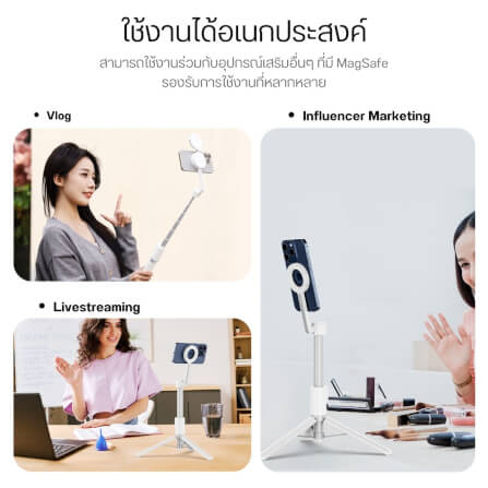 ขาตั้งมือถือ ULANZI MG003 ขนาดพกพา สีขาว_6