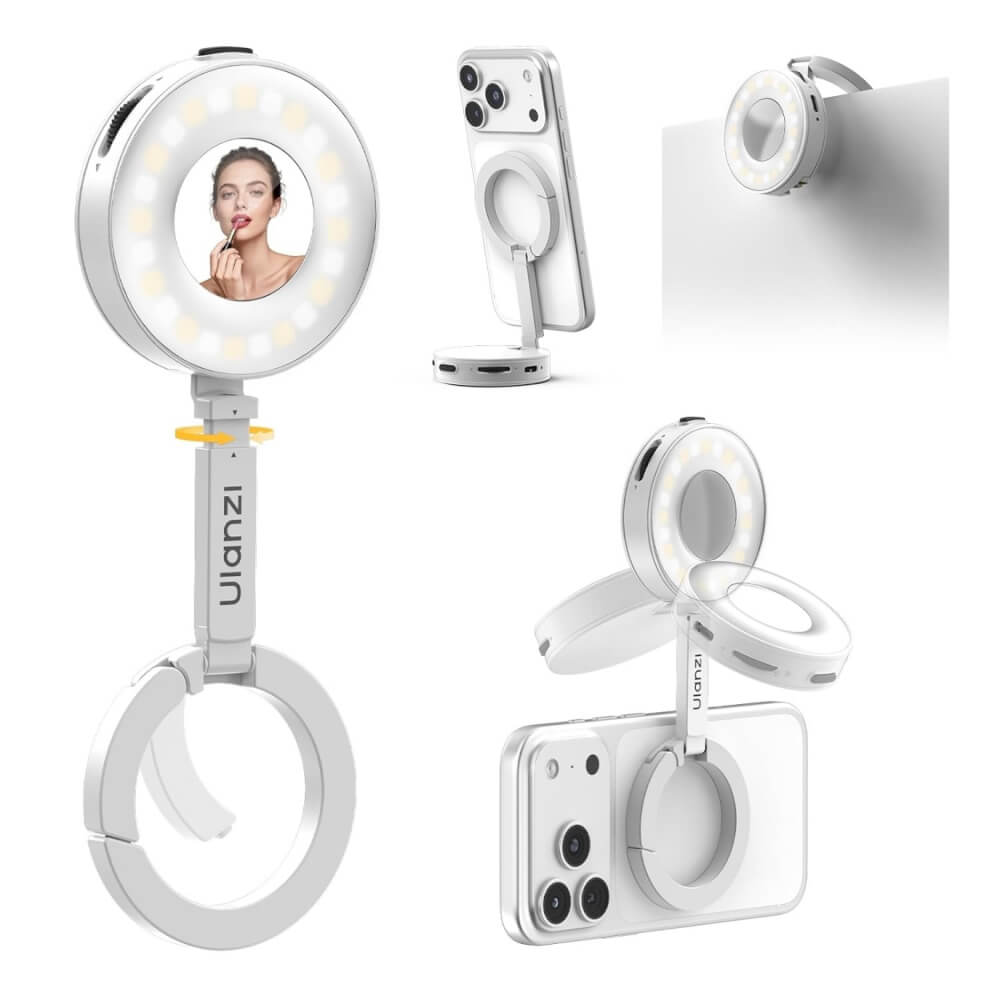 ไฟ LED อเนกประสงค์ ULANZI ML05 ขนาดพกพา สีขาว ไฟเซลฟี่สำหรับมือถือ MAGSAFE_11