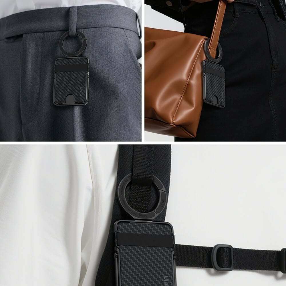 การ์ด โฮลเดอร์ ULANZI ML25 ระบบ MAGSAFE สีดำ