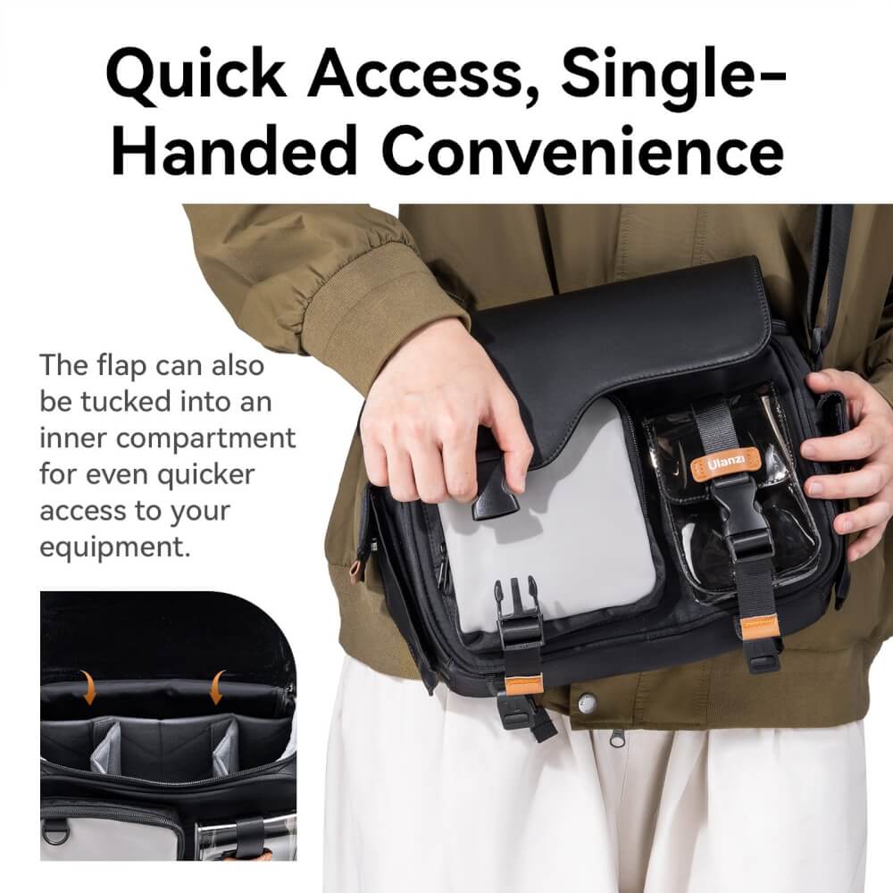 กระเป๋ากล้อง ULANZI MS12 ขนาดความจุ 5.6 ลิตร สีเบจ_4