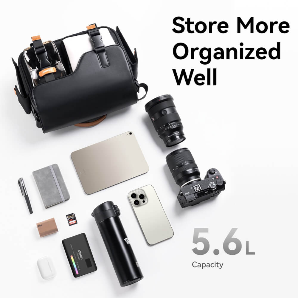 กระเป๋ากล้อง ULANZI MS12 ขนาดความจุ 5.6 ลิตร สีเบจ_5
