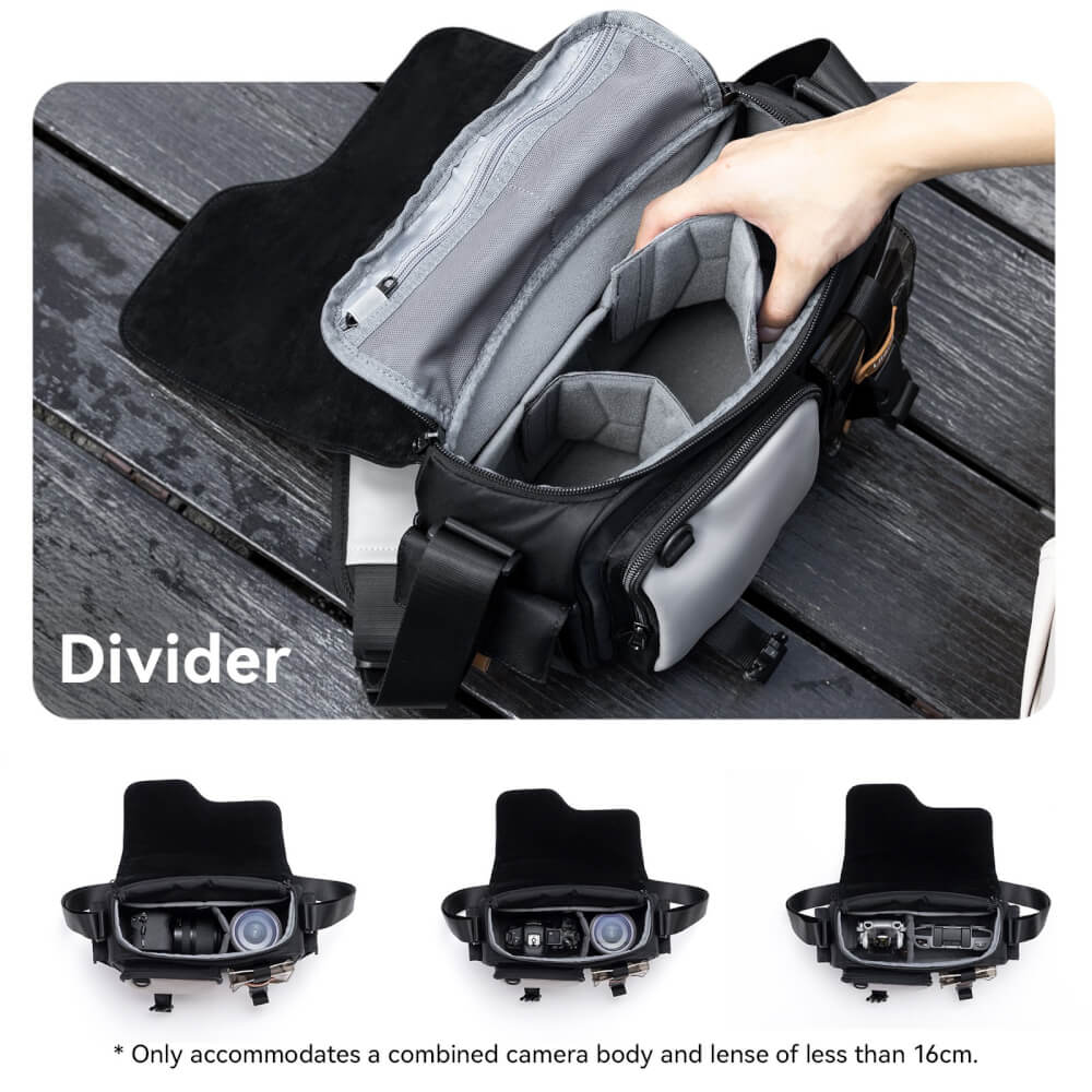 กระเป๋ากล้อง ULANZI MS12 ขนาดความจุ 5.6 ลิตร สีเบจ_6