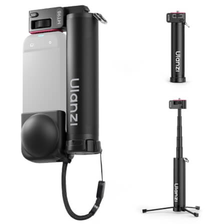 ไม้เซลฟี่ ULANZI MT98 สำหรับกล้อง  INSTA360, DJI ACTION, ACTION CAMERA ขนาดพกพา สีดำ_0