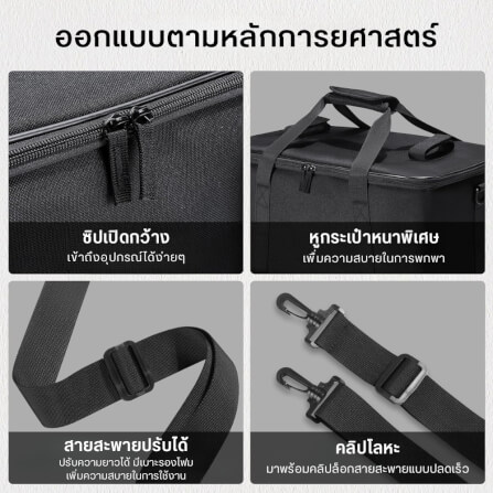 กระเป๋าอเนกประสงค์ ULANZI OM01 ขนาดพกพา สีดำ_5