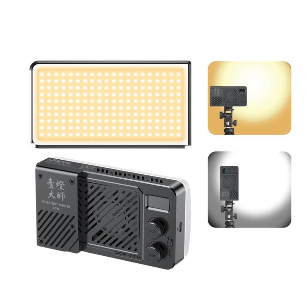 ไฟ LED อเนกประสงค์ ULANZI P40 BI-COLOR ขนาดพกพา สีดำ_11