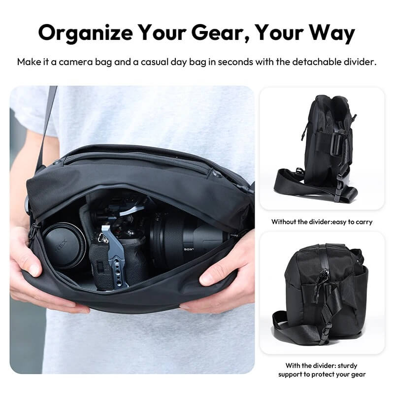 กระเป๋าอเนกประสงค์ ULANZI PB038 ขนาดความจุ 10 ลิตร สีดำ