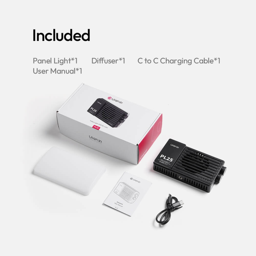 ไฟ LED อเนกประสงค์ ULANZI PL25 ขนาดพกพา สีดำ