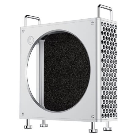 เคส ULANZI QT01 สำหรับ MAC MINI M4/M4 PRO ขนาดพกพา สีเงิน_0