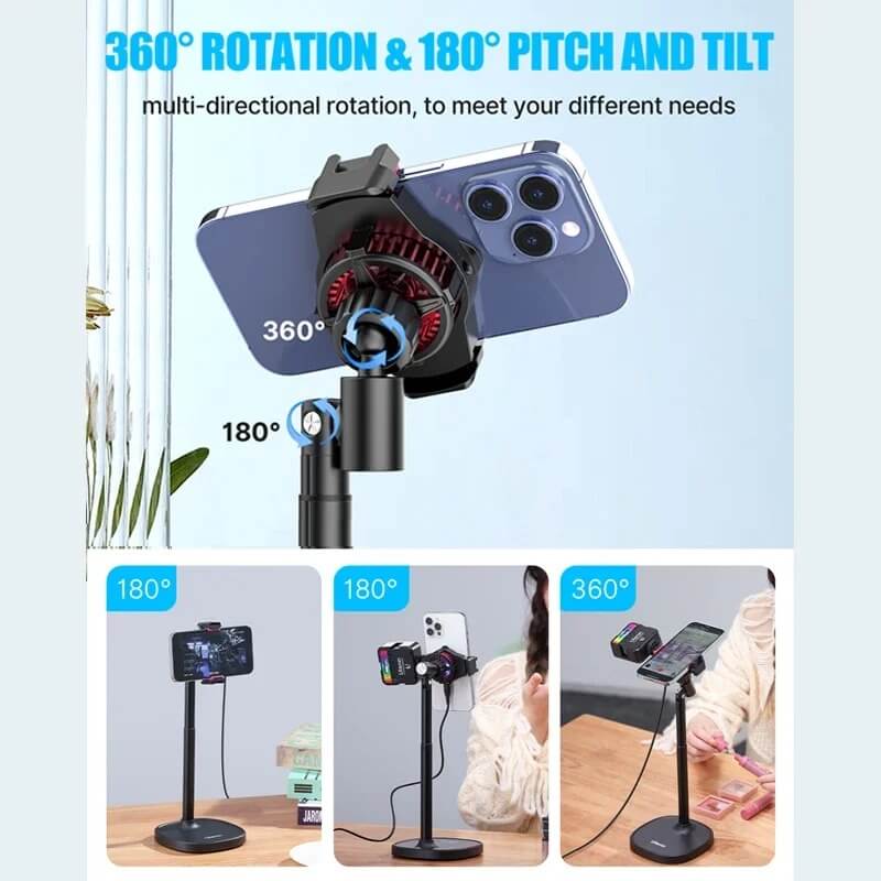 ขาตั้งกล้อง ขาตั้งมือถือ ULANZI SK06 ขนาดพกพา  สีดำ_2