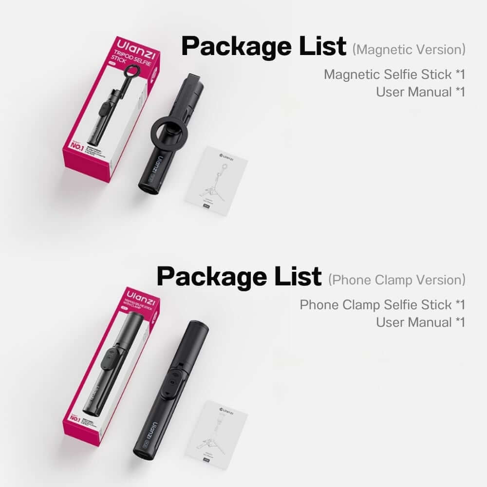 ไม้เซลฟี่ ULANZI SK26 ระบบ MAGSAFE ขนาดพกพา สีดำ