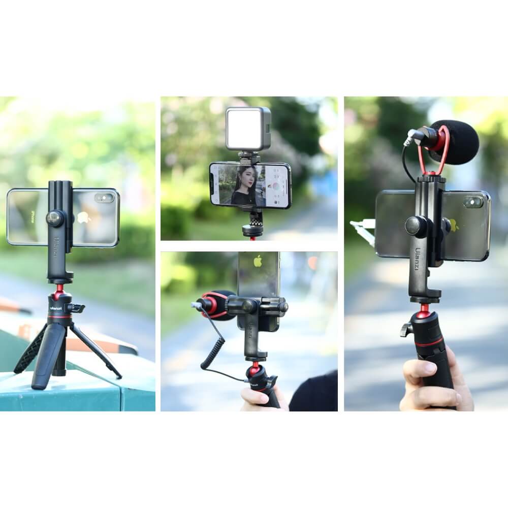 หัวจับมือถือ ULANZI ST17 สำหรับต่อขาตั้งมือถือ ขาตั้งกล้อง ไม้เซลฟี่ ขนาดพกพา สีดำ_9