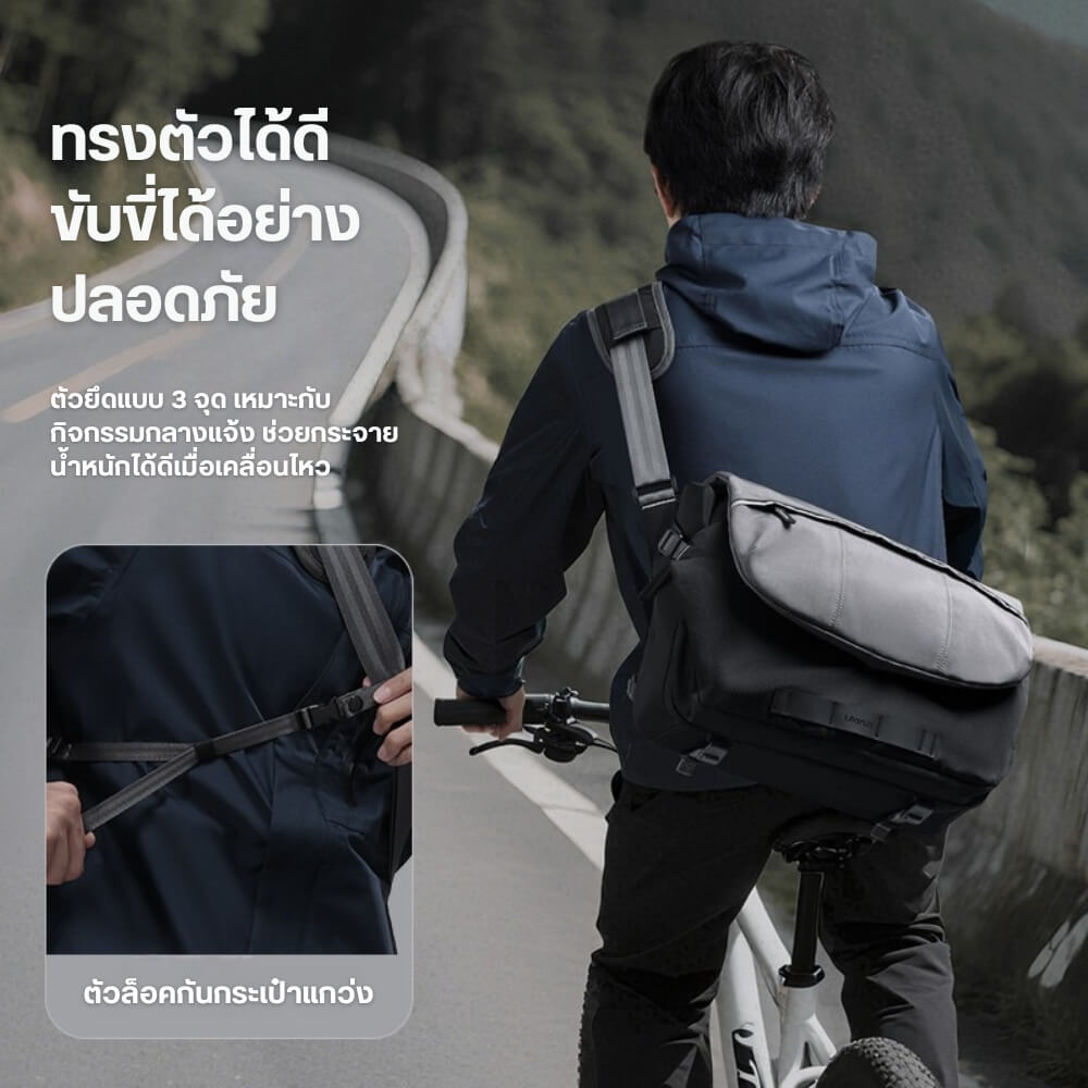 กระเป๋ากล้อง ULANZI TE88 ขนาดความจุ 15 ลิตร สีดำเทา