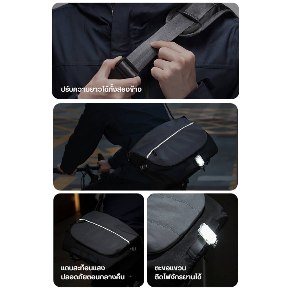 กระเป๋ากล้อง ULANZI TE88 ขนาดความจุ 15 ลิตร สีดำเทา