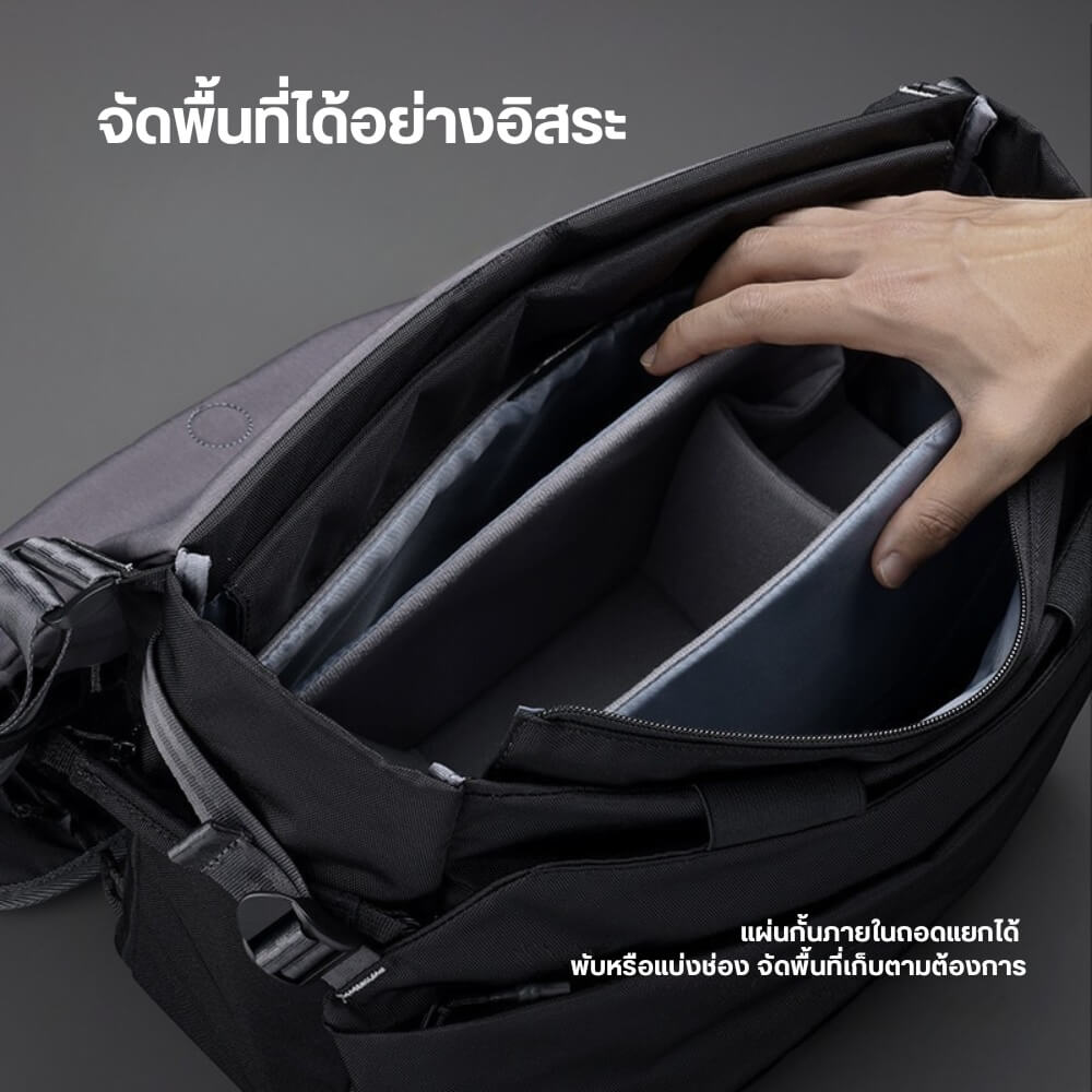 กระเป๋ากล้อง ULANZI TE88 ขนาดความจุ 15 ลิตร สีดำเทา