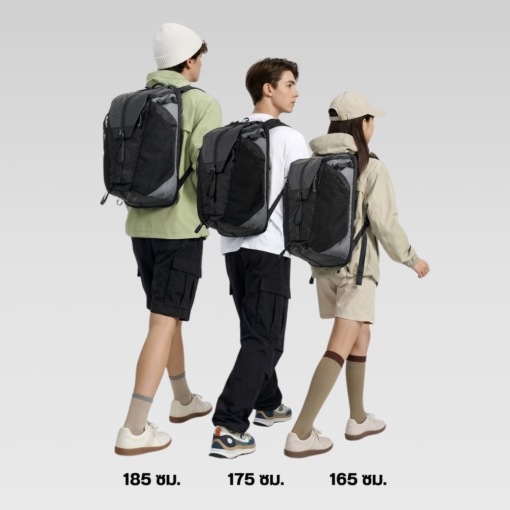 กระเป๋าเป้ใส่ NOTEBOOK กระเป๋าเดินทาง ULANZI TP01 สีดำ ขนาด 25L ใส่แล็ปท็อป กล้อง หลายฟังก์ชั่น