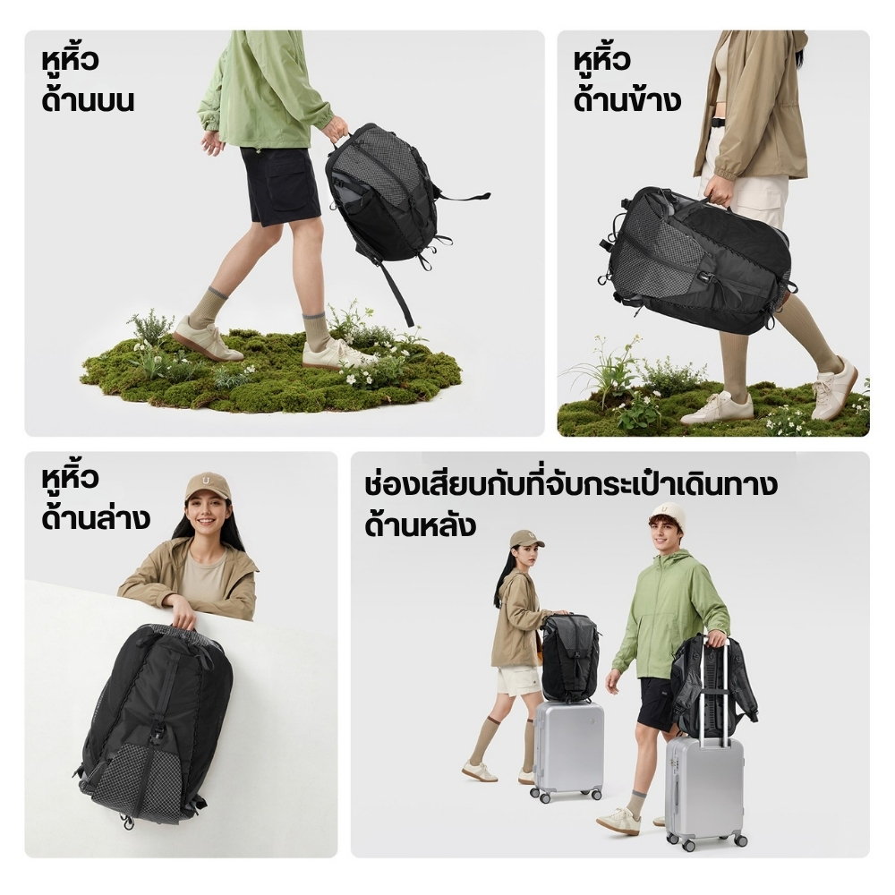 กระเป๋าเป้ใส่ NOTEBOOK กระเป๋าเดินทาง ULANZI TP01 สีดำ ขนาด 25L ใส่แล็ปท็อป กล้อง หลายฟังก์ชั่น_4