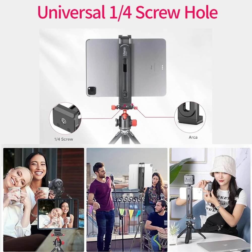 หัวจับแท็บเล็ต ULANZI U-PAD II ขนาดพกพา สีดำ_2