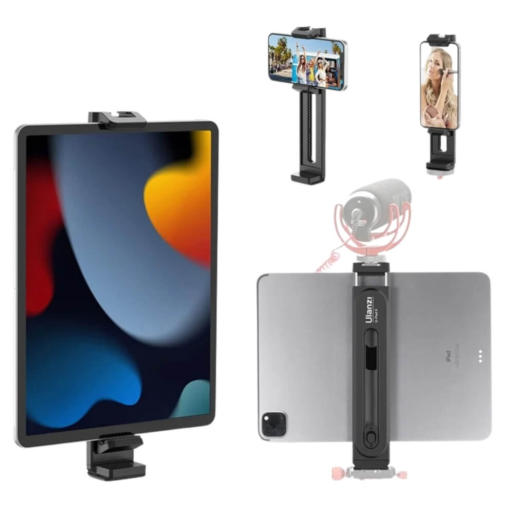 หัวจับแท็บเล็ต ULANZI U-PAD II ขนาดพกพา สีดำ_0