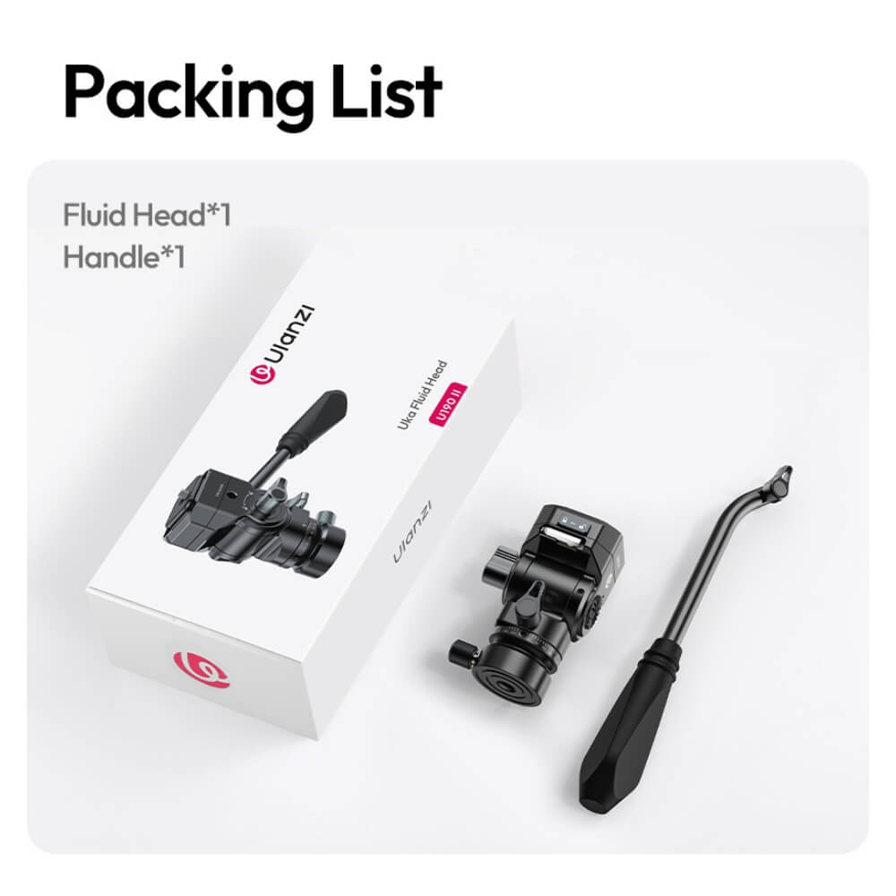 หัวแพนน้ำมัน ULANZI U190 II ระบบ UKA สีดำ