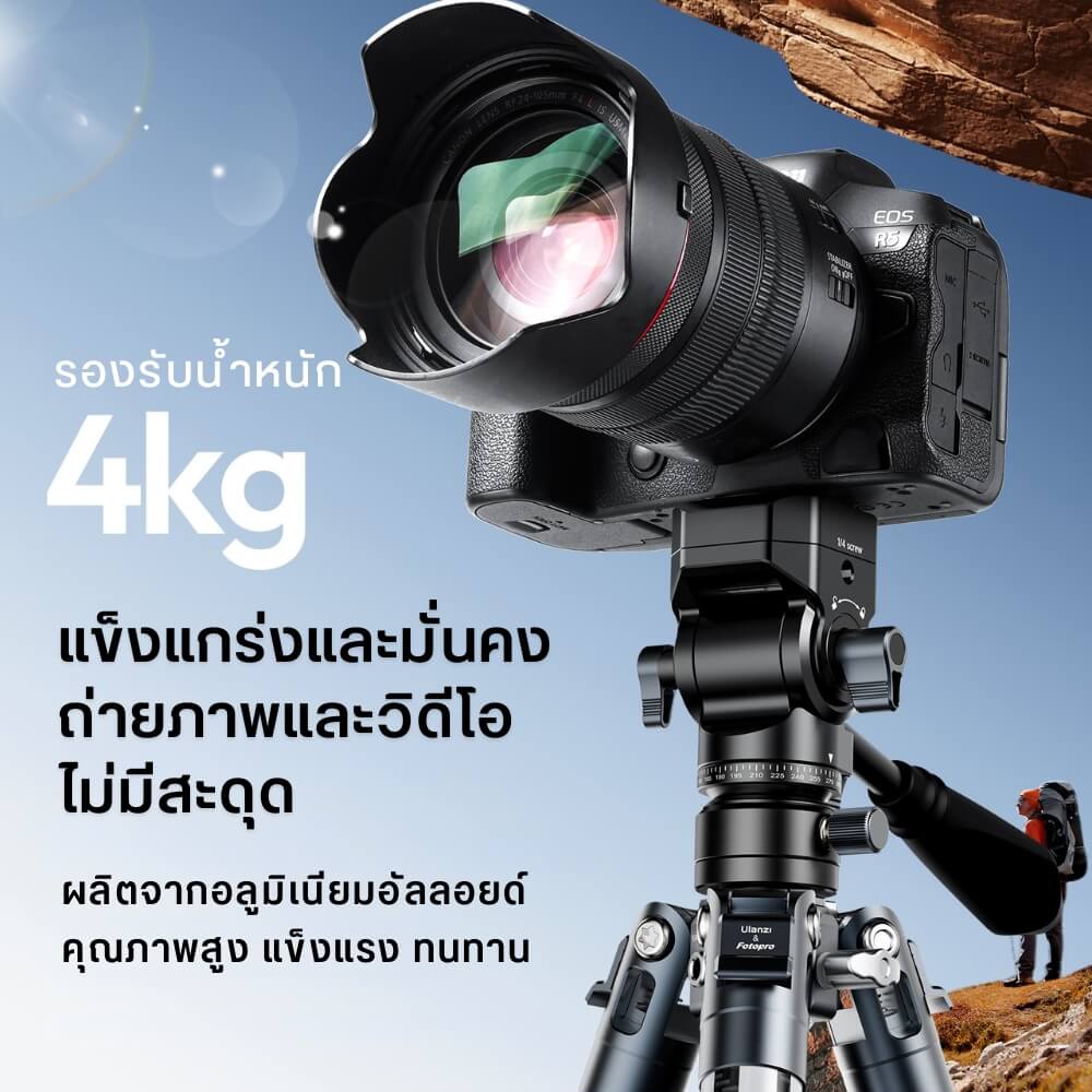 หัวแพนน้ำมัน ULANZI U190 II ระบบ UKA สีดำ