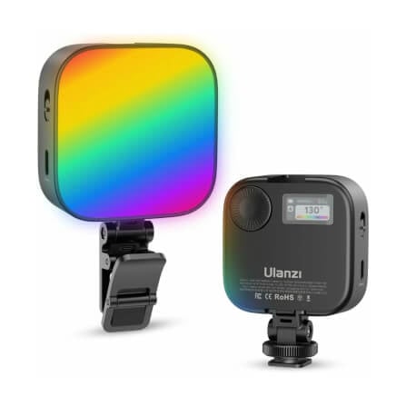 ไฟ LED อเนกประสงค์ ULANZI U60 RGB ขนาดพกพา สีดำ ไฟเซลฟี่ ไฟติดหัวกล้อง ไฟดารา_0
