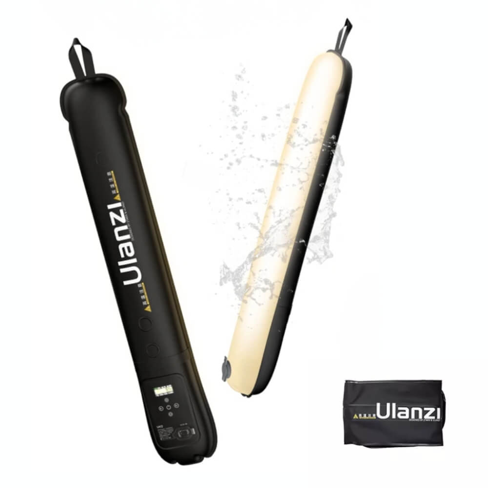 ไฟ LED แบบเป่าลม ULANZI UA20 กำลังไฟ 20W ขนาดพกพา สีดำ ไฟเซลฟี่ ไฟถ่ายภาพ ไฟถ่ายสินค้า_0