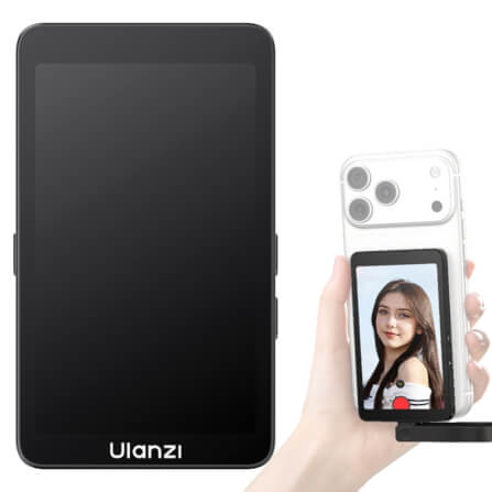 จอมินิเตอร์ติดหลังมือถือ ULANZI VM1 ระบบ MAGSAFE ขนาดพกพา สีดำ_0