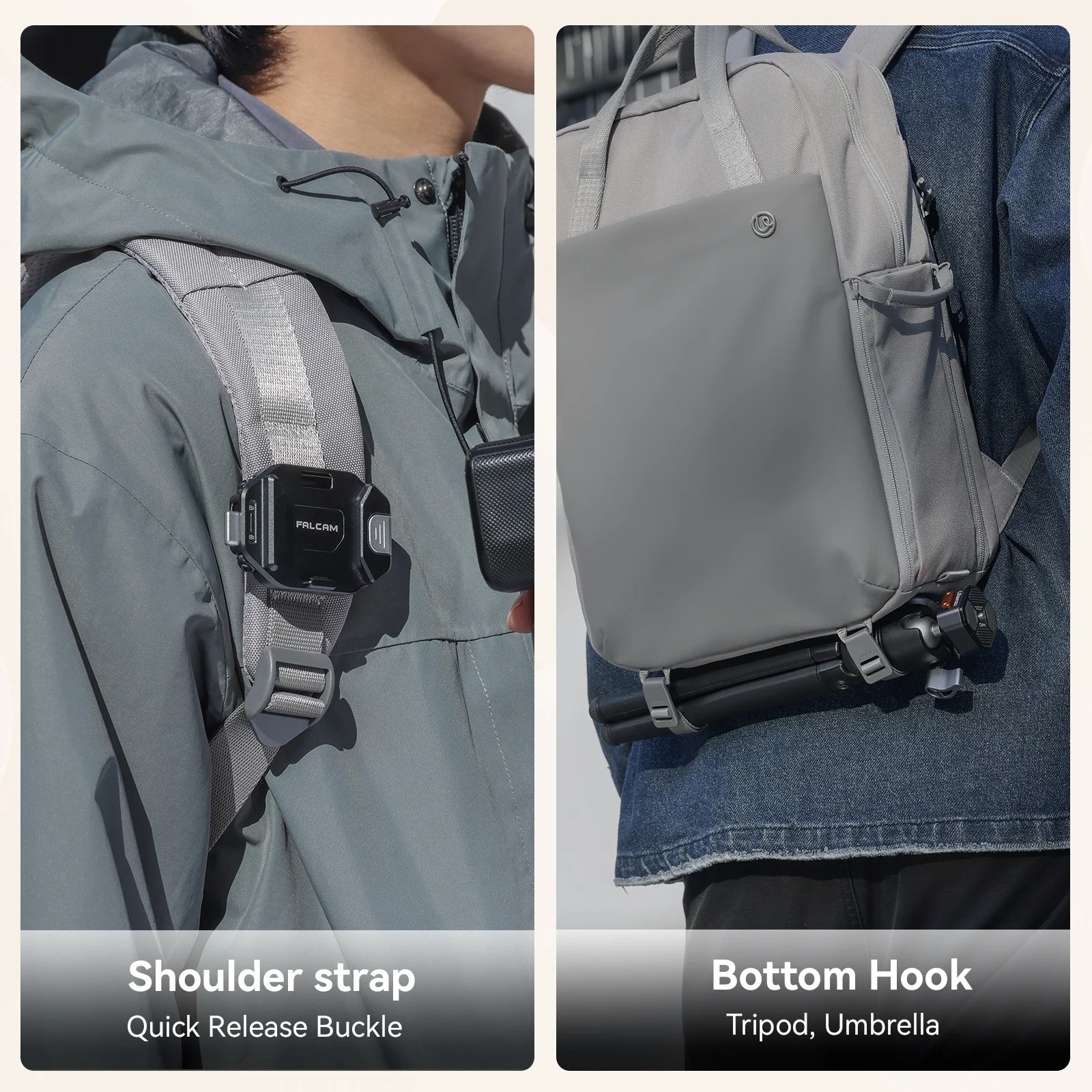 กระเป๋าเป้กล้อง ULANZI F08 ขนาดความจุ 18 ลิตร สีเทา_8