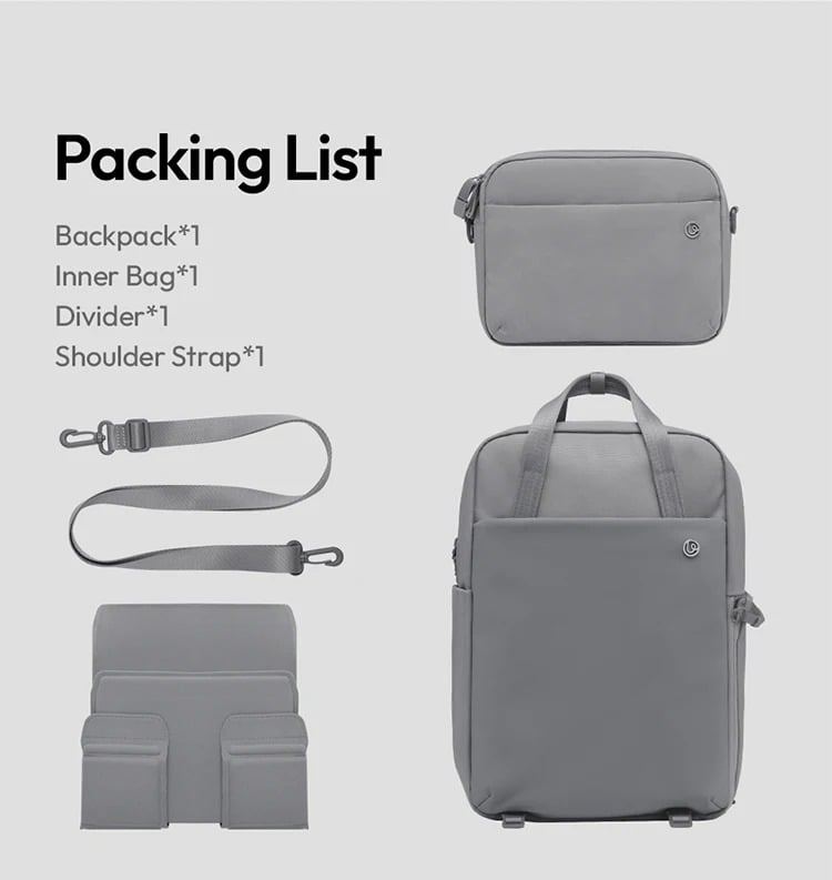 กระเป๋าเป้กล้อง ULANZI F08 ขนาดความจุ 18 ลิตร สีเทา_9