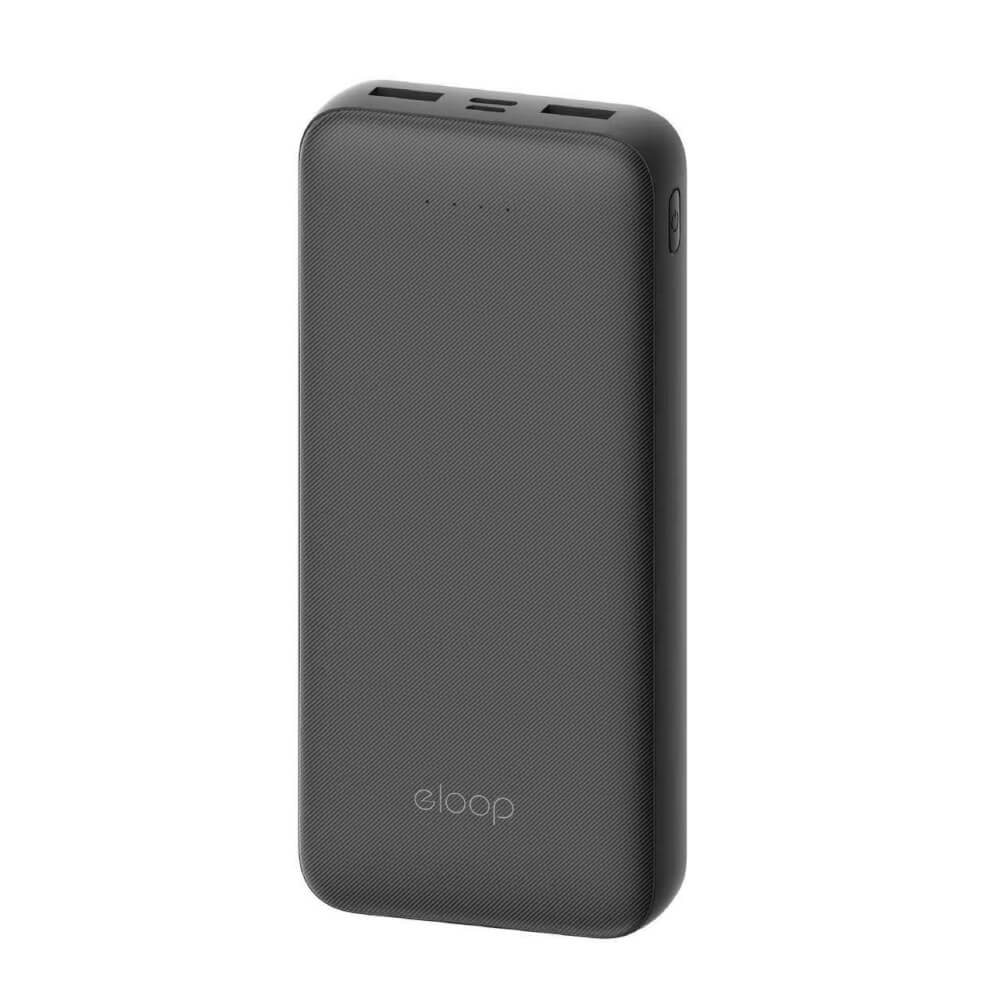 แบตสำรอง ORSEN BY ELOOP E34 สีดำ 20000MAH POWERBANK 2.4A 12W_0