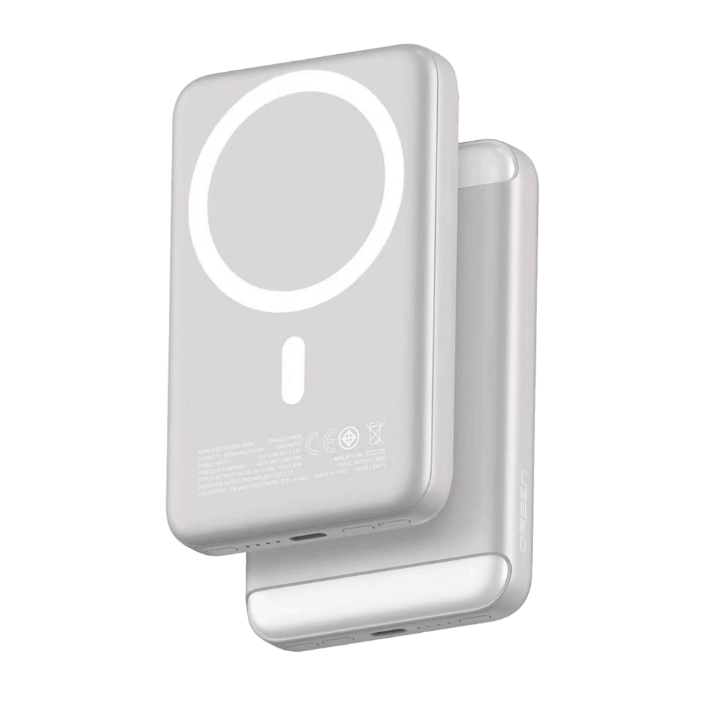 แบตสำรอง ORSEN BY ELOOP EW71 สีเบจ 8000MAH ชาร์จไร้สาย PD 20W_0