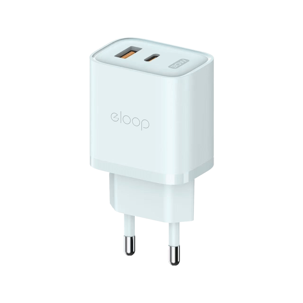 หัวชาร์จ ELOOP C31T สีเขียว ชาร์จเร็ว 30W PD QC 3.0