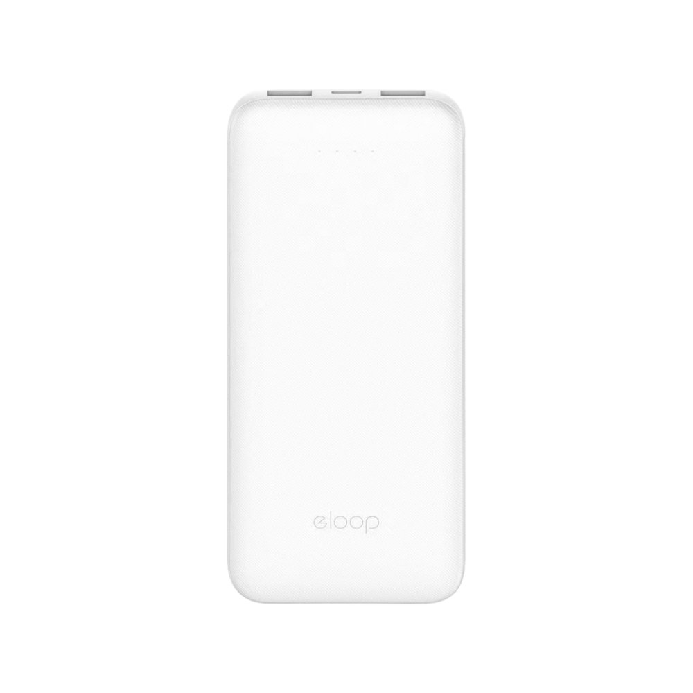แบตสำรอง ORSEN BY ELOOP  E33 สีขาว 10000MAH ชาร์จเร็ว 2.4A 12W