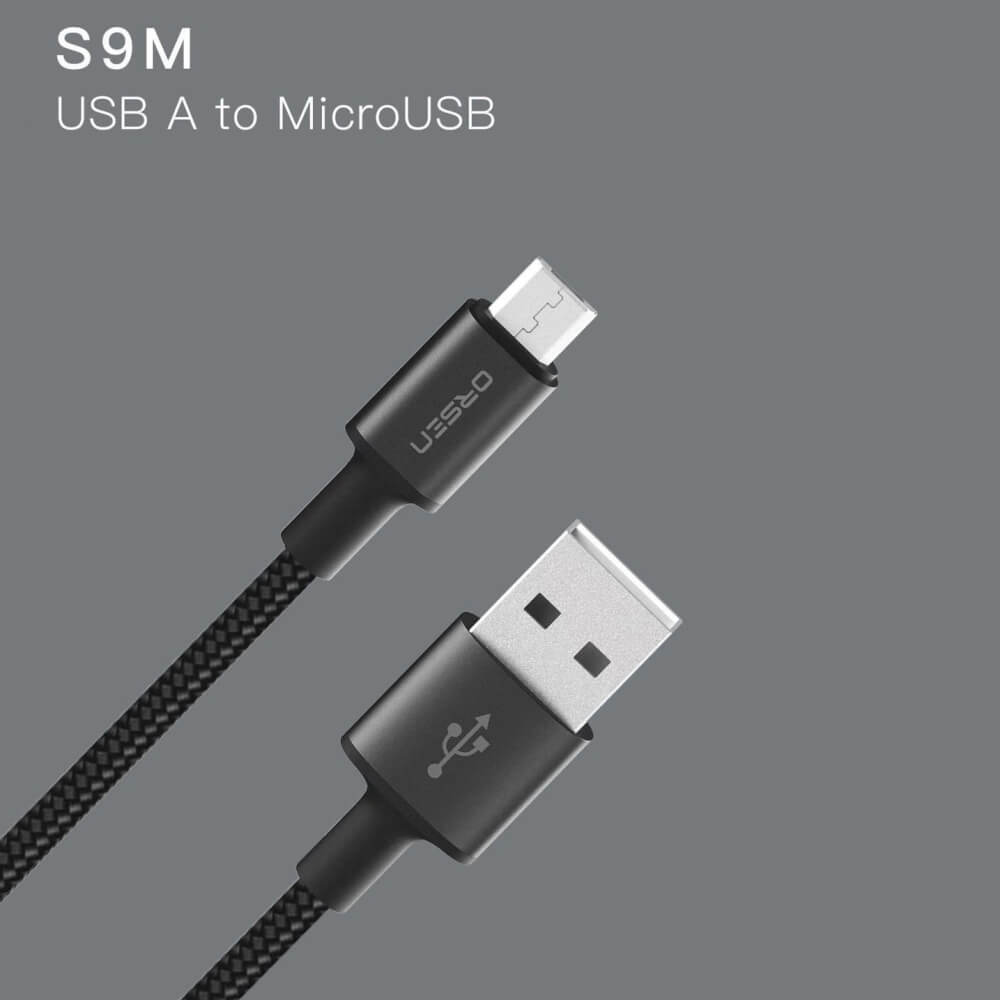 สายชาร์จ ORSEN BY ELOOP S9M USB-A TO MICROUSB 2.1A สายชาร์จเร็วยาว 1 เมตร DATA CABLE_1
