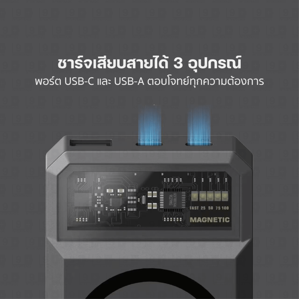 แบตสำรอง ORSEN BY ELOOP EW55 สีเงิน 20000MAH แบตเตอรี่สำรอง PD 20W_3