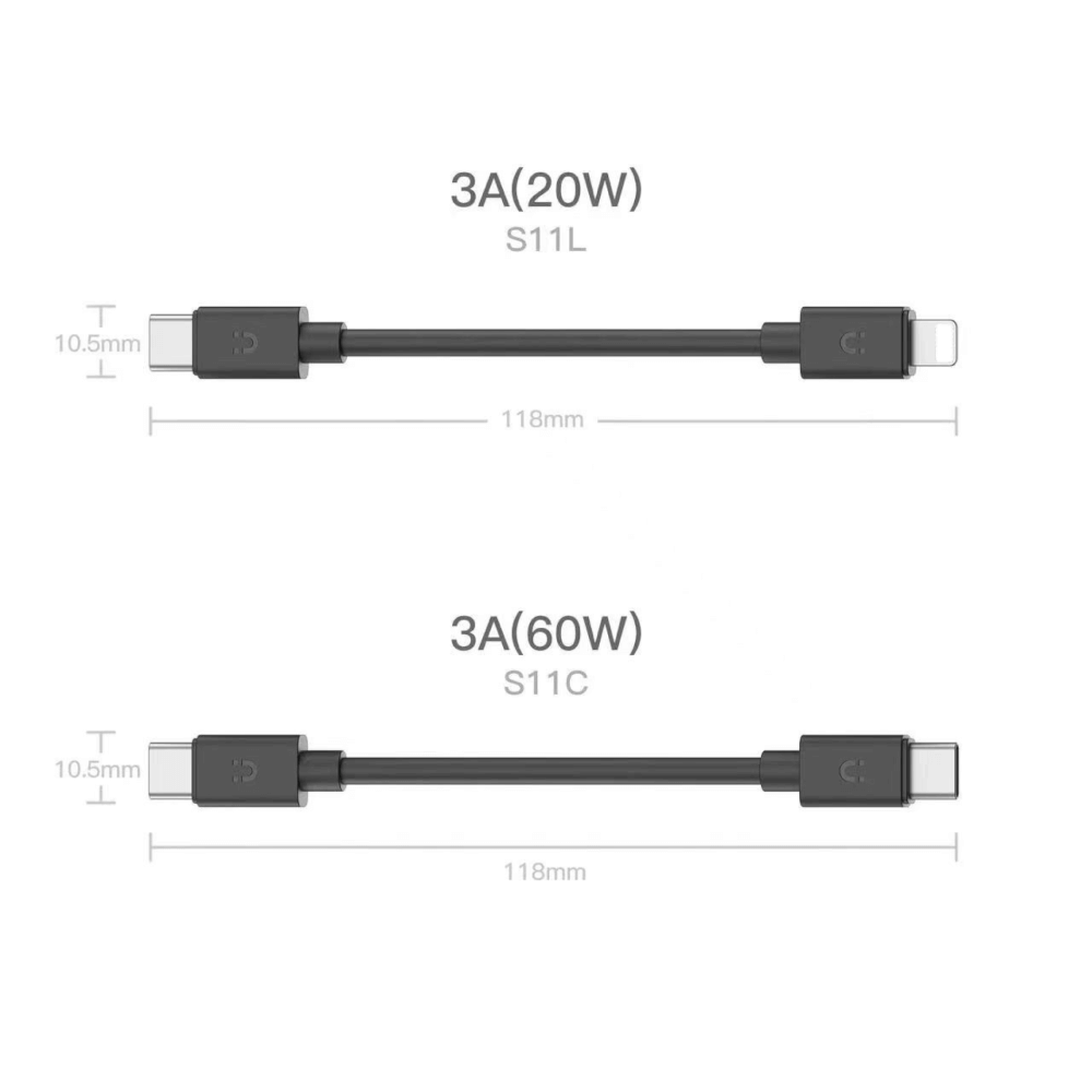 สายชาร์จ ORSEN BY ELOOP S11C สายชาร์จเร็ว DATA CABLE TYPE C TO C 3A 60W สายชาร์จ อุปกรณ์ชาร์จไฟ สายสั้น มีแม่เหล็ก ของแท้ 100% สำหรับ ANDROID_6